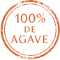 100% De Agave Badge